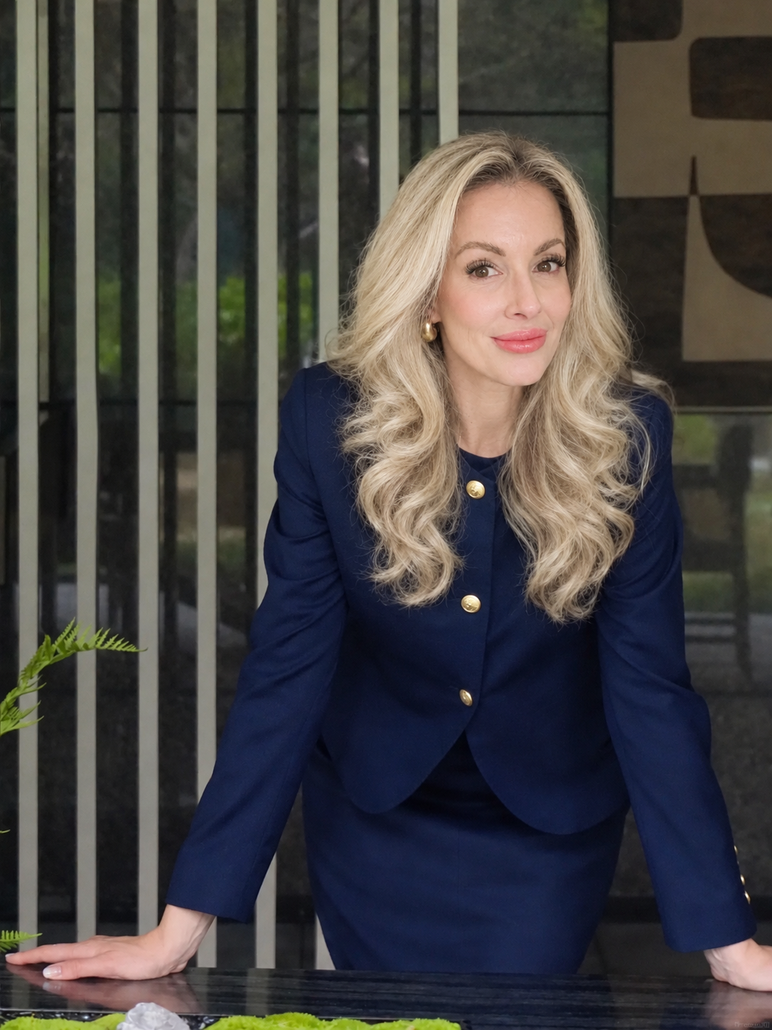 Jennifer Swith in a modern office